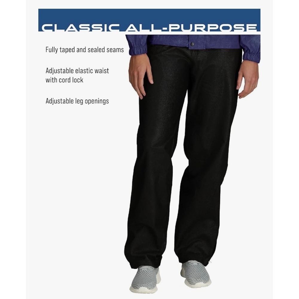 Frogg Toggs Womens Classic All Purpose Rain Suit Purple Black‎ Waterproof XL - Picture 3 of 8